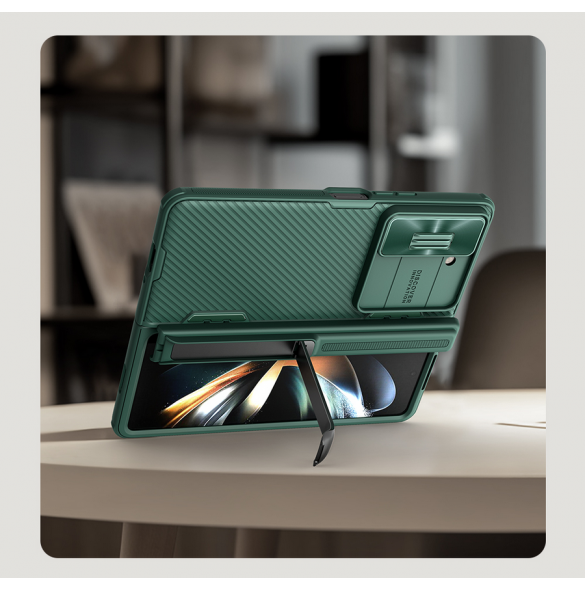 Nillkin CamShield FOLD Stand Hard Case for Samsung Galaxy Z Fold 5 Deep Green
