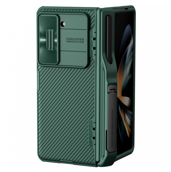 Nillkin CamShield FOLD Slot+Stand Hard Case for Samsung Galaxy Z Fold 5 Deep Green