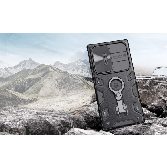 Nillkin CamShield Armor PRO hårt fodral till Samsung Galaxy S23 Ultra Black