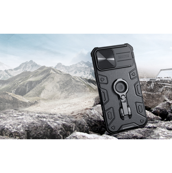 Nillkin CamShield Armor PRO hårt fodral till Apple iPhone 13 Pro Max Svart