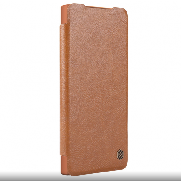 Nillkin Qin Book Prop-fodral till Samsung Galaxy S24 Ultra Brown