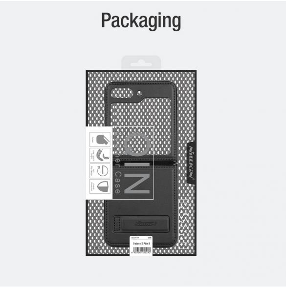 Nillkin Qin Bokfodral till Samsung Galaxy Z Flip 5 Svart