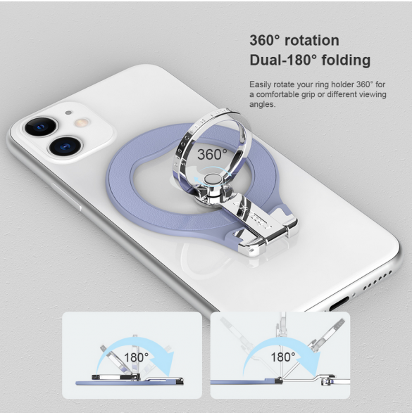 Nillkin SnapGrip Magnetic Adhesive Ring Hållare Svart