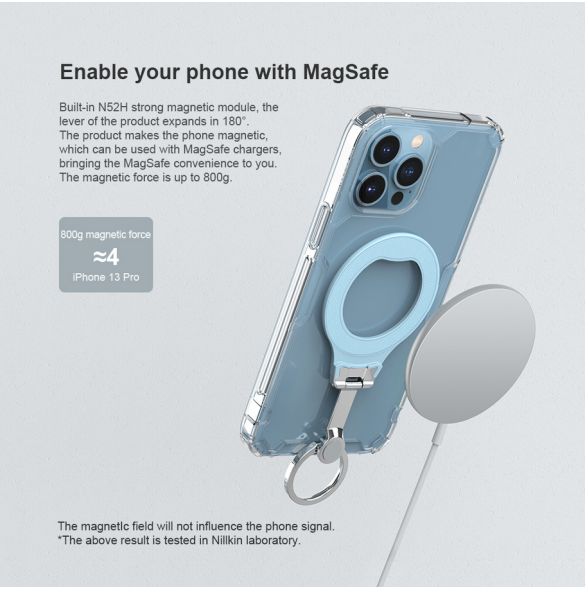Nillkin SnapGrip Magnetic Adhesive Ring Hållare Svart