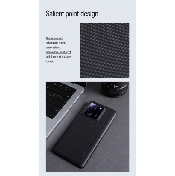 Nillkin CamShield PRO Magnetic Hard Case för Xiaomi 13T/13T Pro Svart