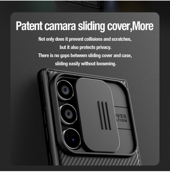 Nillkin CamShield PRO Magnetic Hard Case för Samsung Galaxy S24 Ultra Black