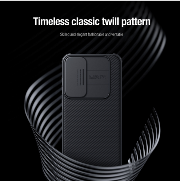 Nillkin CamShield PRO Magnetic Hard Case för Samsung Galaxy A55 5G Svart