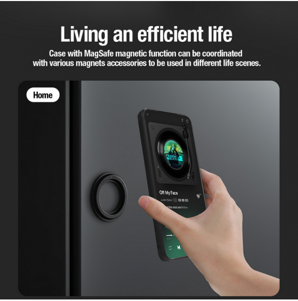 Nillkin CamShield PRO Magnetic Hard Case för Samsung Galaxy A35 5G Svart
