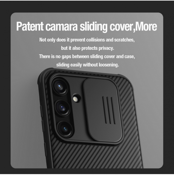 Nillkin CamShield PRO Magnetic Hard Case för Samsung Galaxy A35 5G Svart