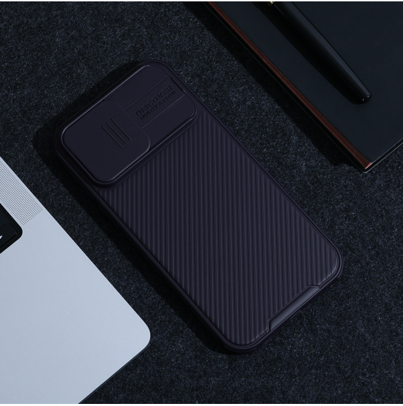 Nillkin CamShield PRO Magnetic Hard Case för Apple iPhone 14 Pro Deep Purple
