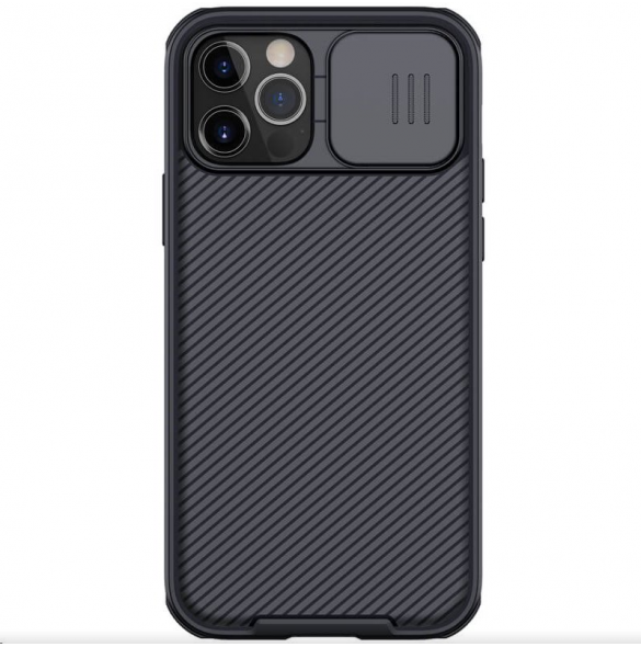 Nillkin CamShield PRO magnetiskt hårt fodral för Apple iPhone 12/12 Pro 6.1 Svart