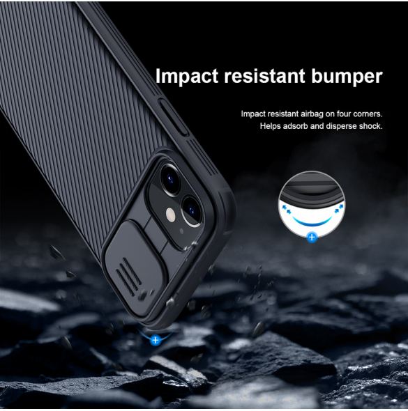 Nillkin CamShield PRO Magnetic Hard Case för Apple iPhone 11 Svart