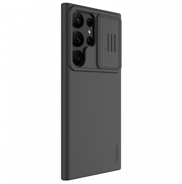 Nillkin CamShield Silikonfodral till Samsung Galaxy S23 Ultra Elegant Black