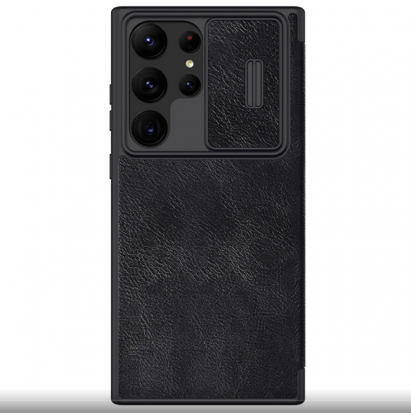 Nillkin Qin Book PRO-fodral till Samsung Galaxy S23 Ultra Black