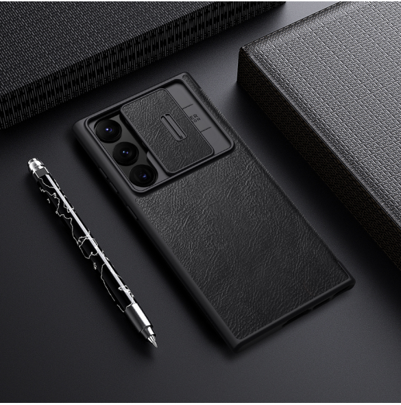 Nillkin Qin Book PRO-fodral till Samsung Galaxy S23 Ultra Black