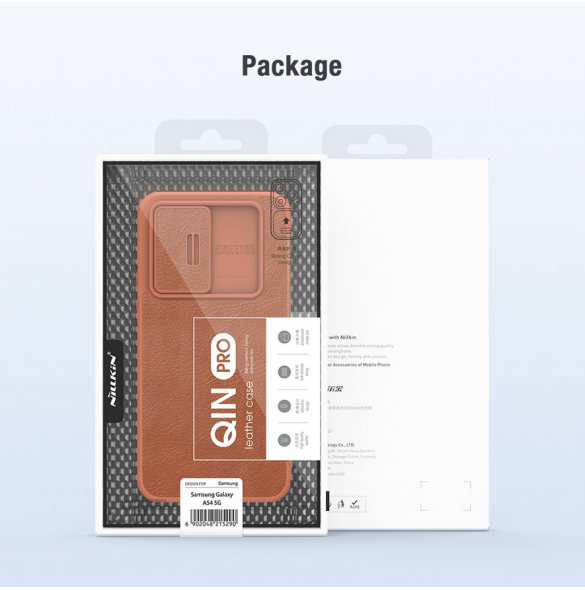 Nillkin Qin Book PRO-fodral till Samsung Galaxy A54 5G Brun