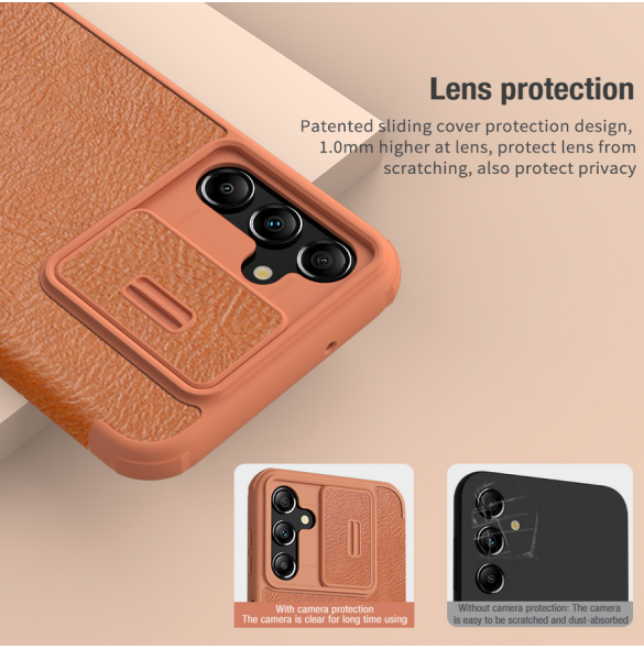 Nillkin Qin Book PRO Fodral till Samsung Galaxy A14 4G Svart