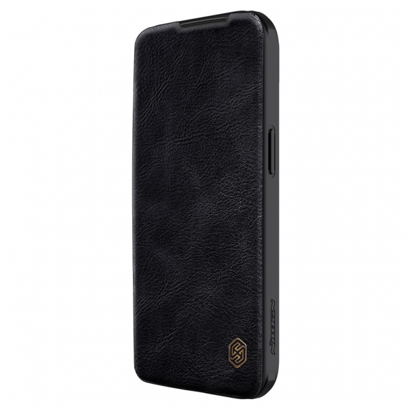 Nillkin Qin Book PRO Fodral till Apple iPhone 15 Svart