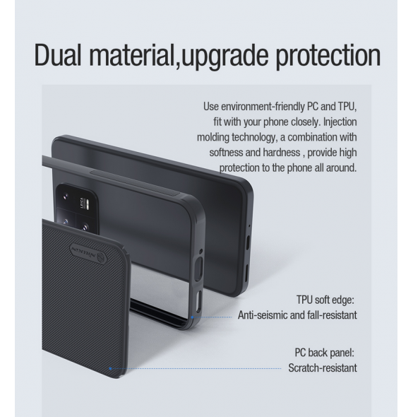 Nillkin Super Frosted PRO Magnetic Back Cover för Xiaomi 13 Pro Black