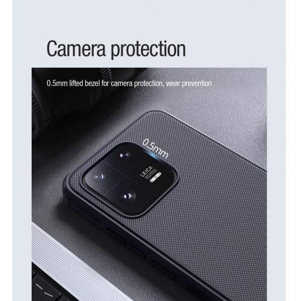 Nillkin Super Frosted PRO Magnetic Back Cover för Xiaomi 13 Pro Black