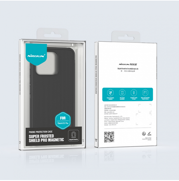 Nillkin Super Frosted PRO Magnetic Back Cover för Xiaomi 13 Pro Black