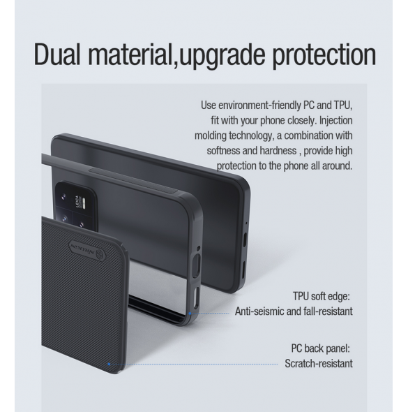 Nillkin Super Frosted PRO Magnetic Back Cover för Xiaomi 13 Black