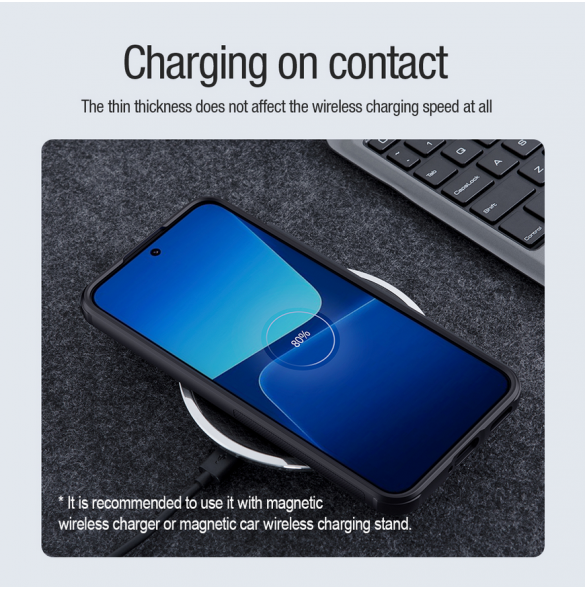 Nillkin Super Frosted PRO Magnetic Back Cover för Xiaomi 13 Black