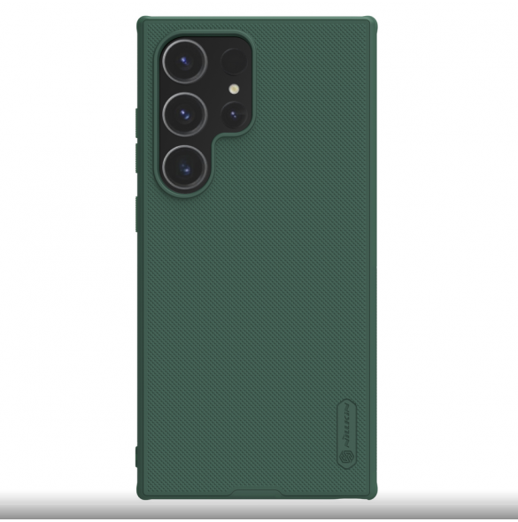 Nillkin Super Frosted PRO Magnetic Back Cover för Samsung Galaxy S24 Ultra Deep Green