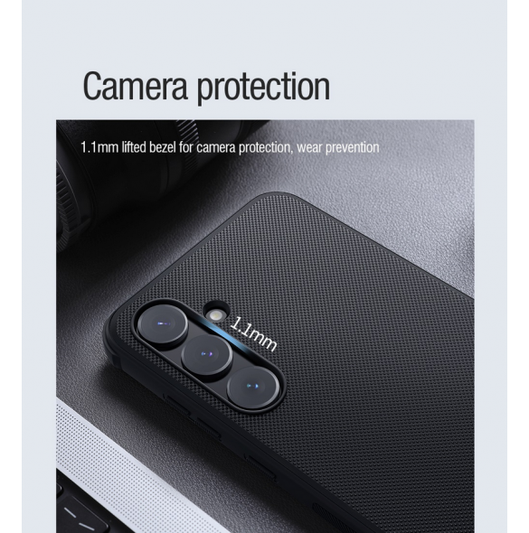 Nillkin Super Frosted PRO magnetiskt bakskal till Samsung Galaxy A55 5G Svart