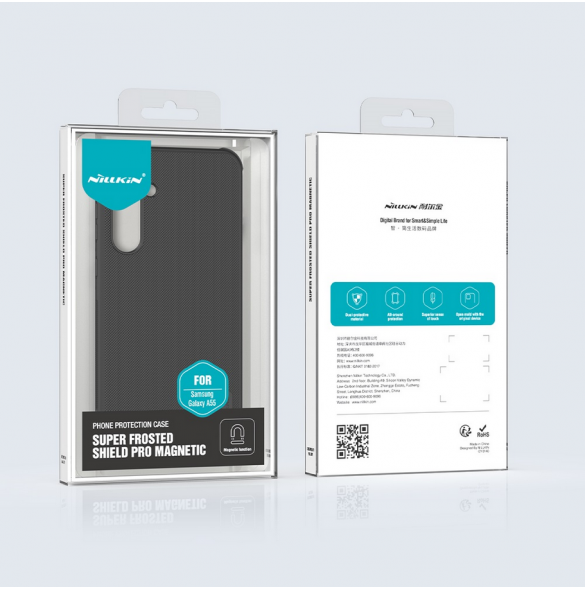 Nillkin Super Frosted PRO magnetiskt bakskal till Samsung Galaxy A55 5G Svart