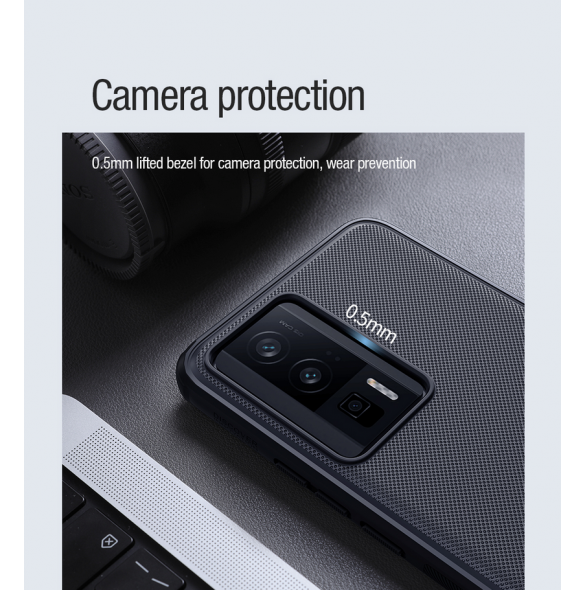 Nillkin Super Frosted PRO Magnetic Back Cover för Poco F5 Pro 5G Svart