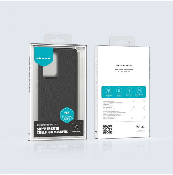 Nillkin Super Frosted PRO Magnetic Back Cover för Poco F5 Pro 5G Svart