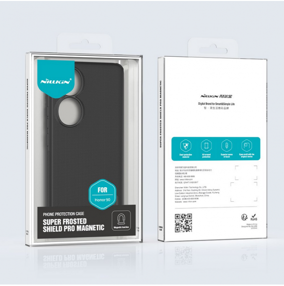 Nillkin Super Frosted PRO Magnetic Back Cover för Honor 90 Black