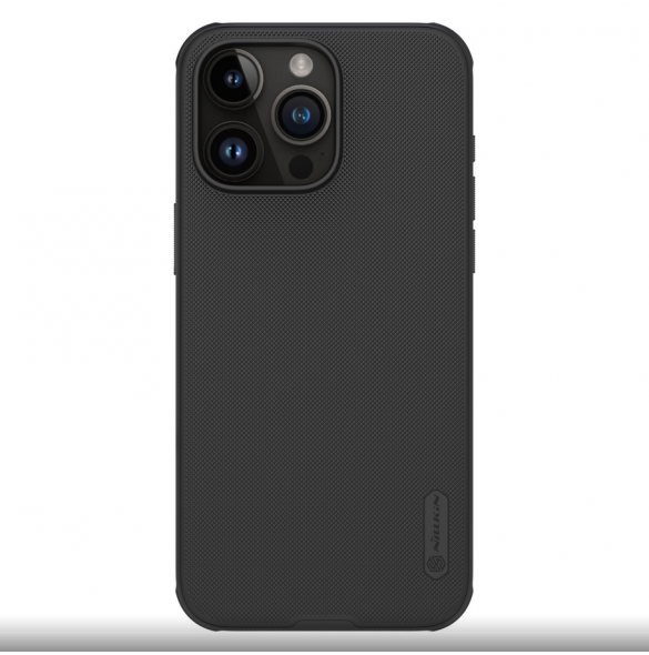 Nillkin Super Frosted PRO magnetiskt bakskal till Apple iPhone 15 Pro Max Svart