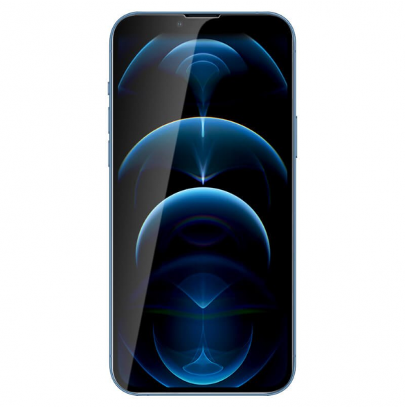 Nillkin 2in1 HD helskärmshärdat glas för Apple iPhone 13 Svart