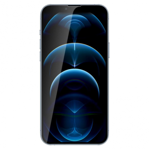 Nillkin 2in1 HD helskärmshärdat glas för Apple iPhone 13 Pro Svart