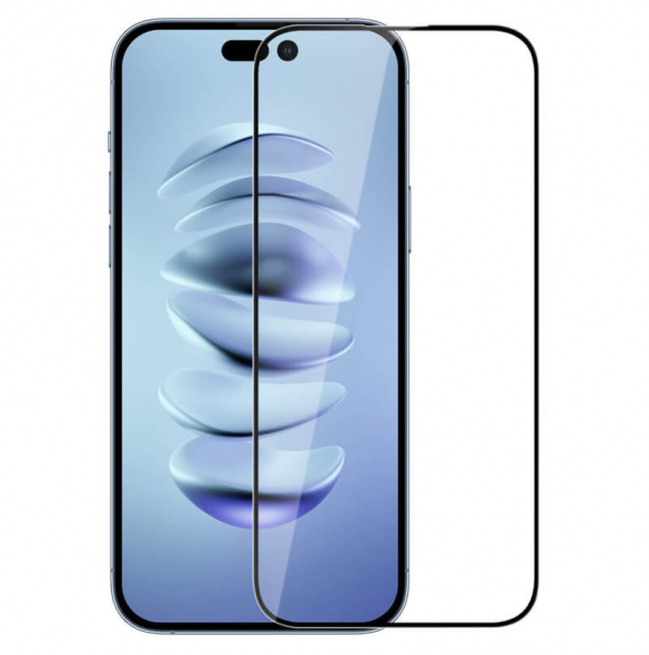 Nillkin 2in1 HD helskärmshärdat glas för Apple iPhone 14 Pro Max Svart