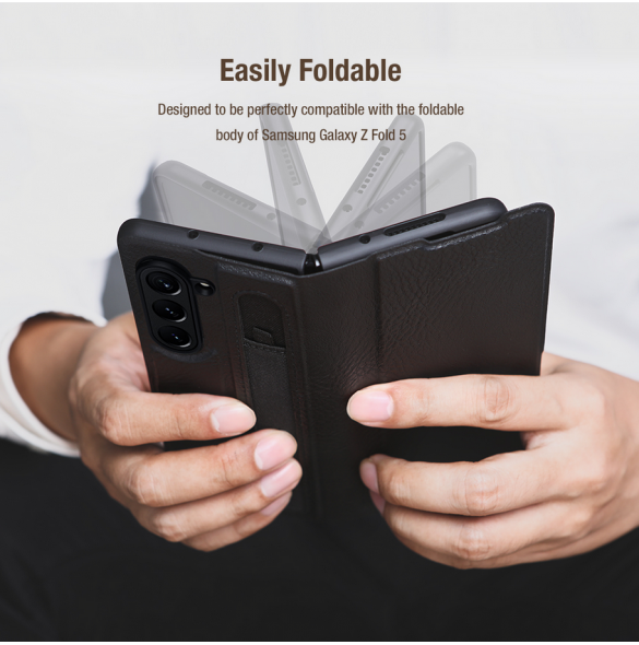 Nillkin Aoge Fodral till Samsung Galaxy Z Fold 5 Brun