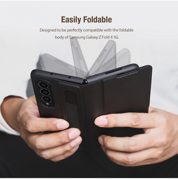 Nillkin Aoge Fodral till Samsung Galaxy Z Fold 4 5G Brun