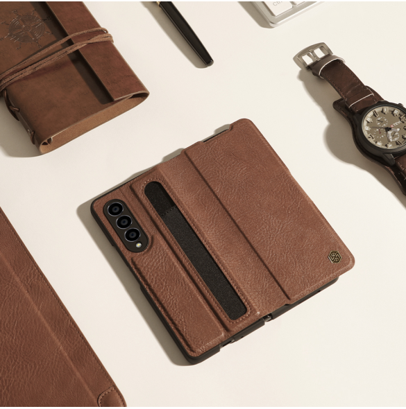 Nillkin Aoge Fodral till Samsung Galaxy Z Fold 4 5G Brun