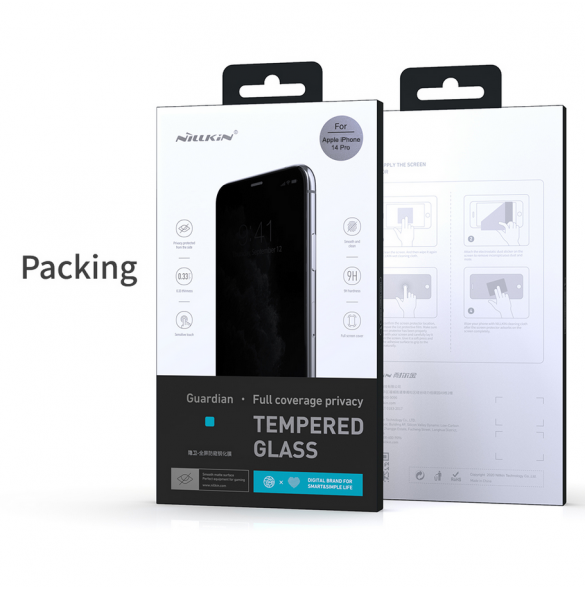 Nillkin härdat glas 0,33 mm Guardian 2,5D för Apple iPhone 14 Pro Black