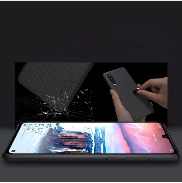 Svart och väldigt snyggt skydd för Huawei P30.