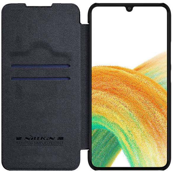 Nillkin Qin Bokfodral till Samsung Galaxy A34 5G Svart