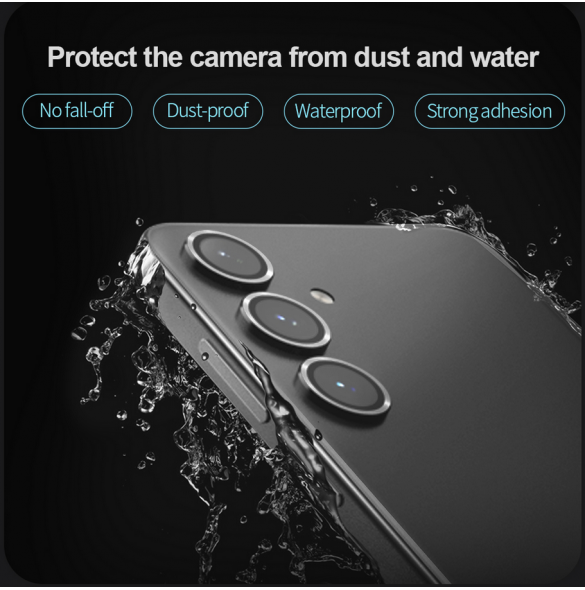 Nillkin CLRFilm kamera härdat glas för Samsung Galaxy S24+ Svart