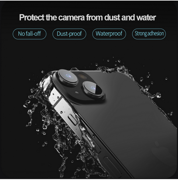 Nillkin CLRFilm kamera härdat glas för Apple iPhone 15/15 Plus Svart