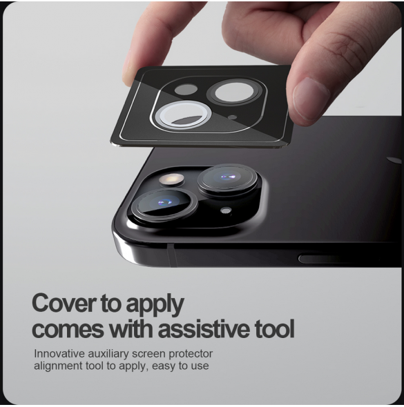 Nillkin CLRFilm kamera härdat glas för Apple iPhone 15/15 Plus Svart