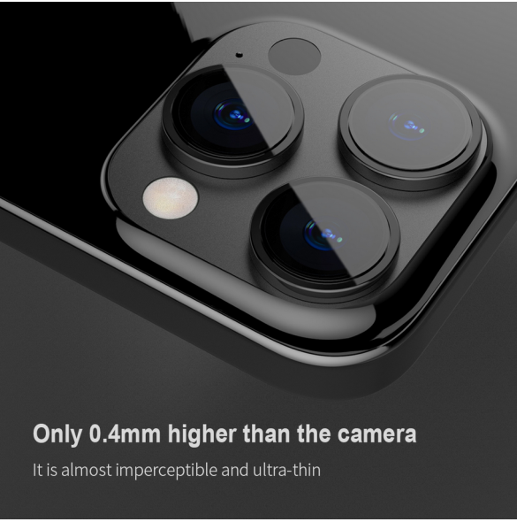 Nillkin CLRFilm kamera härdat glas för Apple iPhone 15 Pro/15 Pro Max Svart