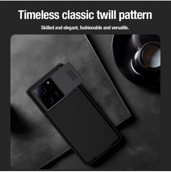 Nillkin CamShield PRO Hard Case för Xiaomi 13T/13T Pro Svart