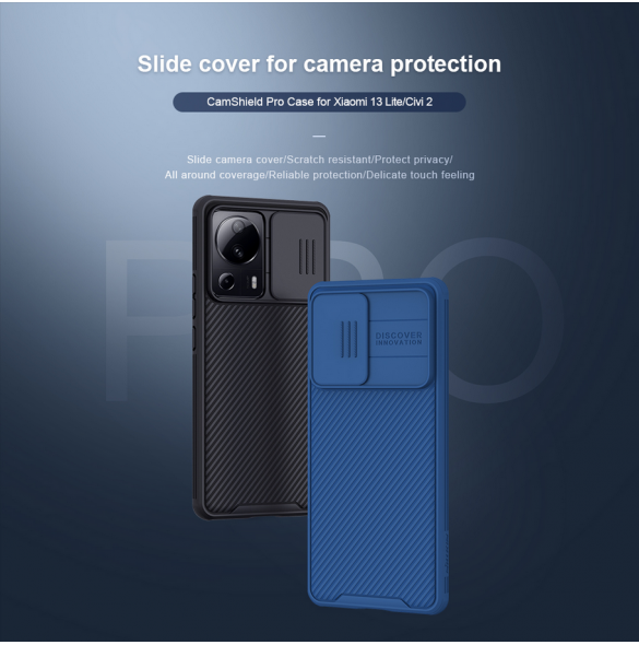 Nillkin CamShield PRO Hard Case för Xiaomi 13 Lite Svart