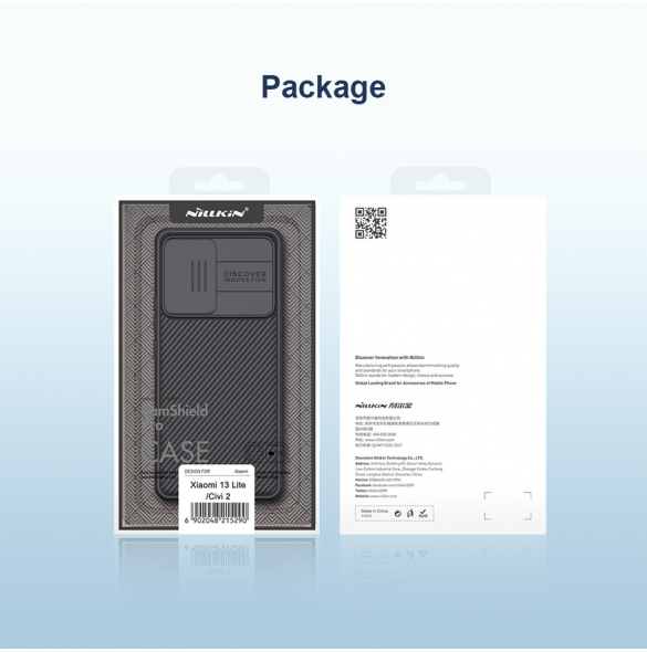Nillkin CamShield PRO Hard Case för Xiaomi 13 Lite Svart